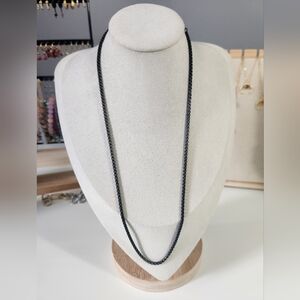 Black Stainless Steel Box Chain